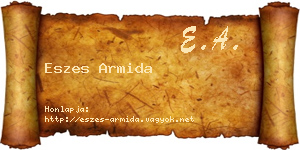 Eszes Armida névjegykártya